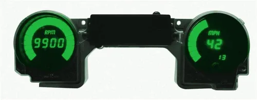 Miniatura 3 de Intellitronix Panel de medidor de repuesto digital LED compatible con Jeep 92-95 YJ (azul)