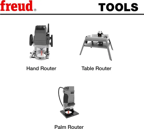 Miniatura 5 de Freud Quadra-Cut Radius Rounding Over Bit with Perma-Shield Coating for Flawless Finish - 4 Cutters, 1/4" Shank Dia., 1/4" Radius, 2-3/16" Length