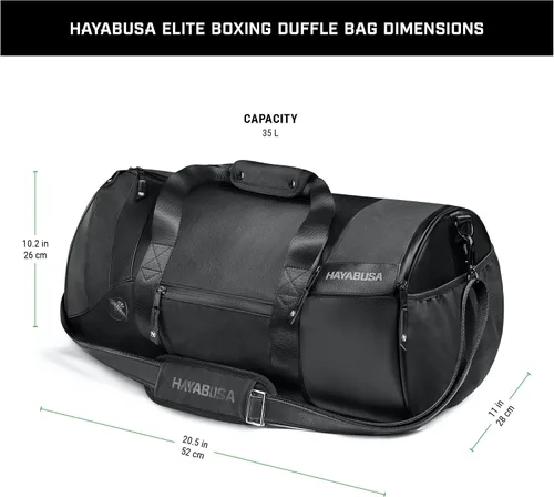 Miniatura 6 de Hayabusa Elite - Bolsa de boxeo (35 litros), color negro