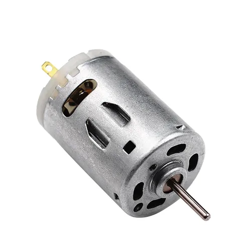 RS-385 Motor DC 12V Micro Motor Motores Eléctricos Caja de engranajes de alto par para taladro Acero inoxidable 9800rpm Cepillo Motor DC (1PC)