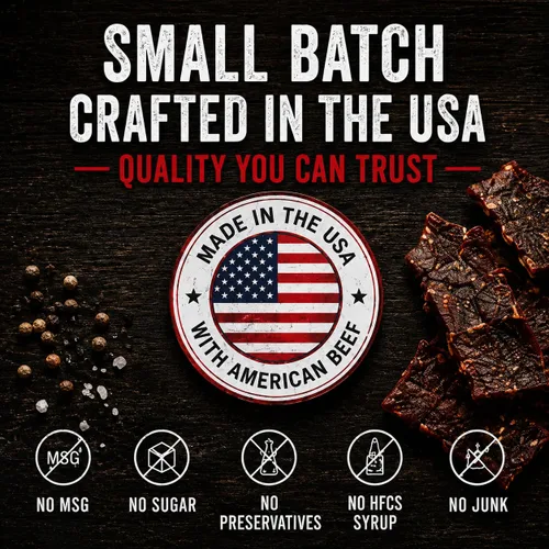 Miniatura 8 de Clean Jerky Co. Cecina seca de estilo antiguo sin azúcar Sal y pimienta – Bocadillos sabrosos con alto contenido en proteínas Snacks saludables