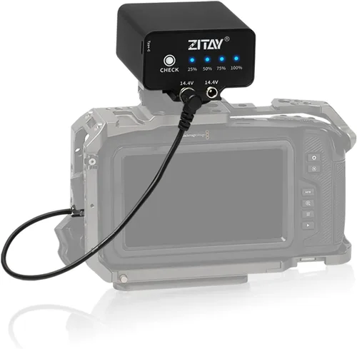 Batería externa de 95 WH compatible con cámara Blackmagic Pocket Cinema BMPCC 4K 4KPro 6K 6KPro NP-F570 4-5 horas