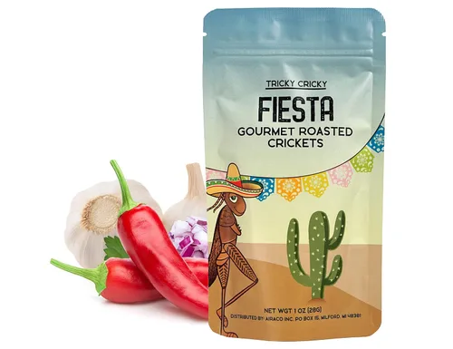 Miniatura 6 de Tricky Cricky Bocadillos Comestibles de Grillo con Sabor para Humanos – Cultivados en Estados Unidos – Snacks Gourmet Únicos y Saludables