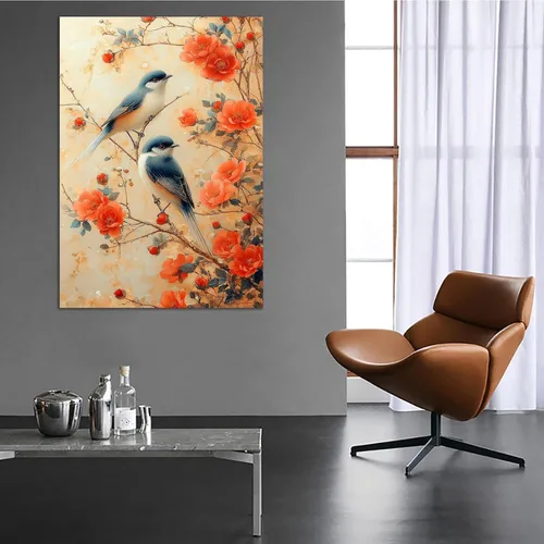 Miniatura 4 de ZUMOOO Vintage Flower Wall Art Wonderful For Modern Living Room, Bedroom, Hotel, Apartment,Restaurant, Kitchen, Classroom, Office Stylish Wall