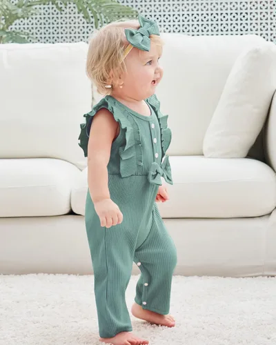 Miniatura 3 de Mioglrie Ropa de bebé recién nacida, monos de una pieza, ropa de manga corta, ropa de verano para bebé