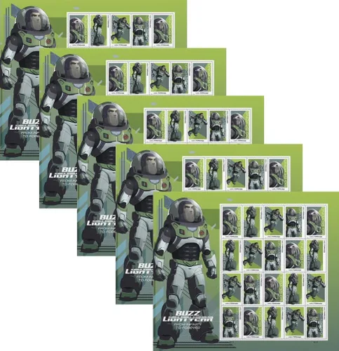 Miniatura 3 de Go Beyond 2022 (hoja de 20) Buzz Lightyear from Infinity to Forever First-Class Mail Forever Sellos postales