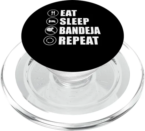 Miniatura 7 de Eat Sleep Bandeja Repeat Padel Racquet Paddle PopSockets Adhesive PopGrip