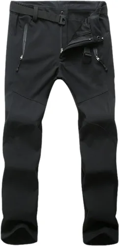 Miniatura 3 de Geval Pantalones de senderismo con forro polar para mujer, impermeables, para nieve, snowboard, con aislamiento al aire libre, softshell, cargo