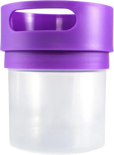 Miniatura 14 de Munchie Mug Taza de aperitivos a prueba de derrames para niños pequeños, tapa de tela suave, contenedor de aperitivos antiderrames, fabricado