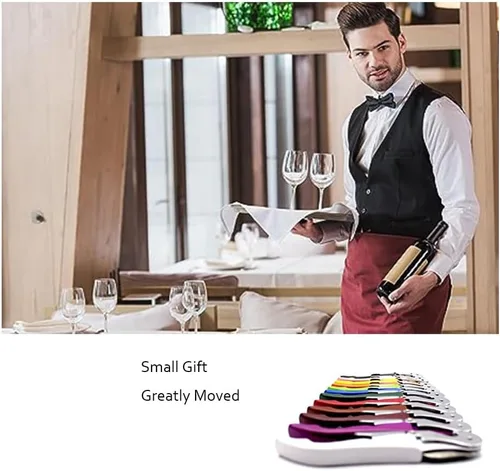 Miniatura 2 de Sacacorchos para camarero, sacacorchos de acero inoxidable, abridor de botellas de vino, llave de vino para camareros, camareros, sommelier
