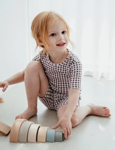 Miniatura 91 de AVAUMA Conjunto de pijama de algodón para bebés y niñas de 6 meses a 7 años