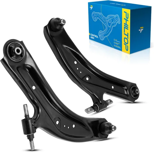 Miniatura 168 de PHILTOP Kit de suspensión delantera de 10 piezas, brazos de control inferiores con juntas de bola, eslabones de extremo de barra estabilizadora