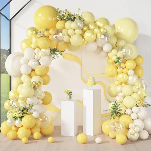 Miniatura 17 de Amandir Kit de Arco de Guirnalda de Globos Azul Polvoriento Verde de 173 Piezas, Globos de Confeti Azul Neblina Niebla Azul Ceniza Niebla Verde