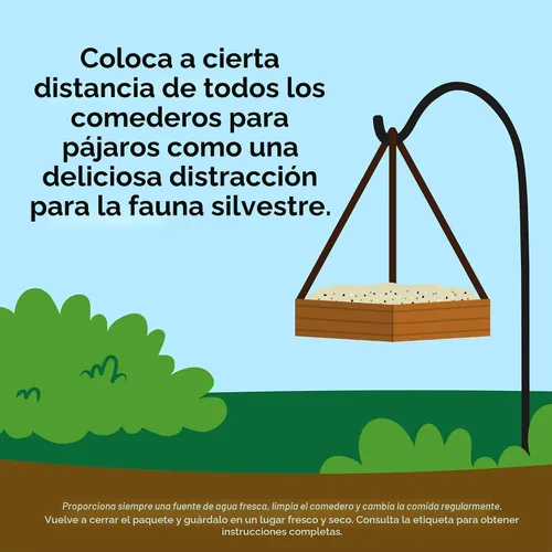 Miniatura 3 de Kaytee Mezcla de Alimento para Vida Silvestre de Patio para Ardillas, Ardillas Terrenas, Conejos y Otra Vida Silvestre del Patio, 5 Libras