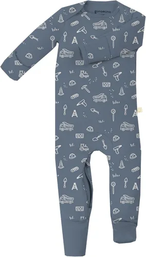 GUNAMUNA Pijama unisex convertible ultrasuave para bebé, mameluco con cremallera para pañales, recién nacido a 24 meses