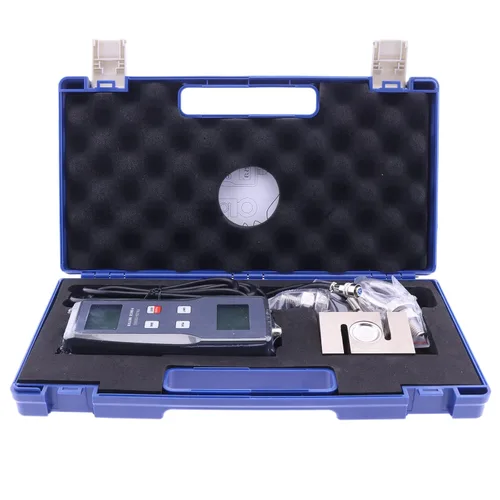 Miniatura 6 de FM-204-200K (1960N/200kgf/440Lbf) Medidor de Fuerza Digital de Empuje y Tracción con Sensor de Célula de Carga Externa, Modo Pico/Seguimiento