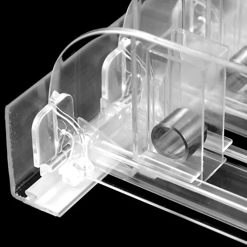 Miniatura 7 de Zerodeko Dispensador de bebidas para nevera: 3 unids Organizador de latas de soda autoempujante para refrigerador Empujador de bebidas ajustable