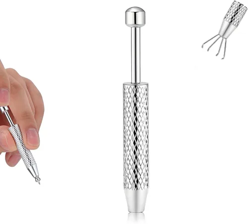 Miniatura 13 de Herramienta de Agarre de Bola Cónica para Perforación para Reemplazo de Joyería - Herramienta Aplicadora de Aretes de Acero Inoxidable con Parte