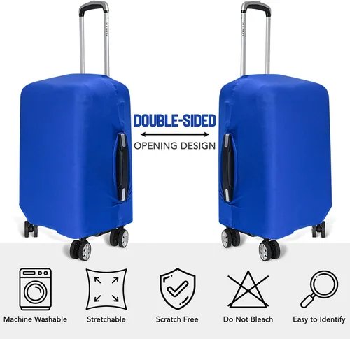 Miniatura 3 de Funda de equipaje de viaje I Protector de maleta aprobado por la TSA I Fundas de equipaje para maleta I Funda de maleta Bolsa I Protector