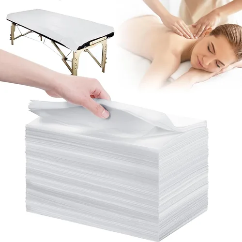 Miniatura 14 de Sábanas desechables de 31 x 71 pulgadas, gruesas, impermeables, de tela no tejida, para mesa de masaje, protector transpirable para terapia