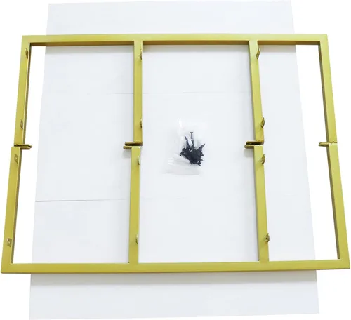 Miniatura 5 de Estantes montados en la pared, estantes de exhibición para coleccionables, estable con marco de metal, estantes de almacenamiento, estantería