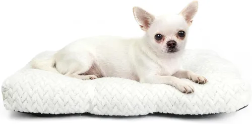 Miniatura 8 de Cama Lavable para Jaula de Perro de 18 Pulgadas Pequeña Antideslizante Impermeable Cálida Acogedora Suave para Mascotas Cachorros, Almohadas