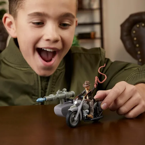 Miniatura 5 de Indiana Jones Worlds of Adventure with Motorcycle and Sidecar - Juego de figuras de acción de 2.5 pulgadas, figuras de acción, a partir de 4 años