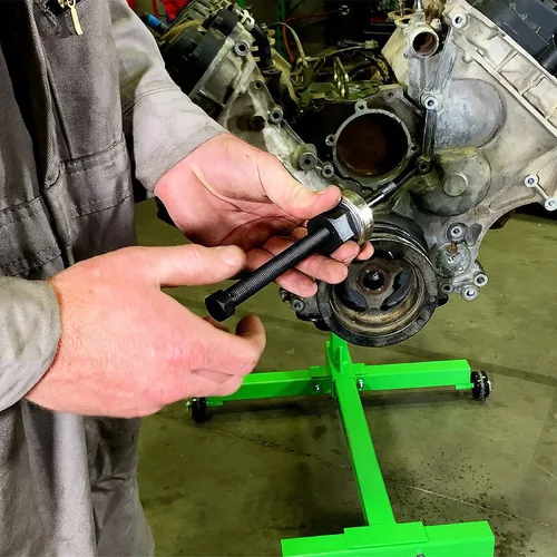Miniatura 8 de OEMTOOLS 37306 Kit de instalación de equilibrador armónico/polea de largo alcance, sujetadores de forzado extra largos para poleas equilibradoras