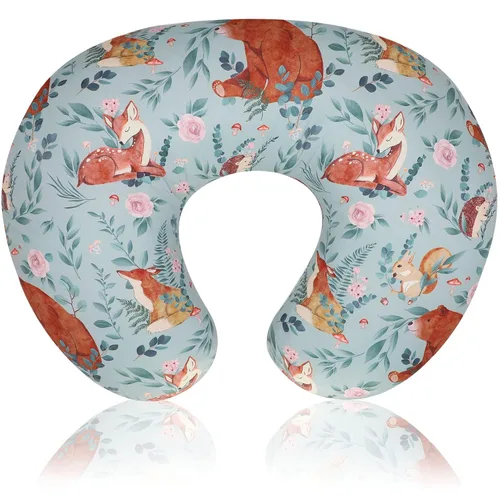 TANOFAR Fundas de almohada de lactancia, funda de almohada de lactancia materna para bebés niños y niñas, funda de almohada de lactancia de bosque