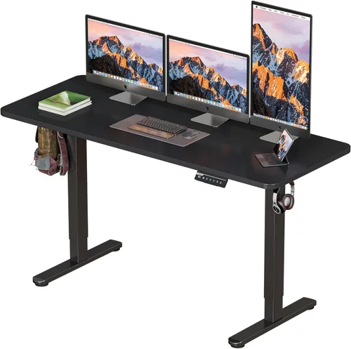 Miniatura 22 de BIZUM - Escritorio de pie eléctrico de 40x24 pulgadas con ajuste de altura y configuraciones de memoria, escritorio ergonómico para sentarse o estar
