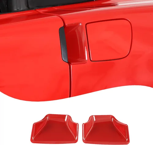 Miniatura 8 de Lcojicep Cubierta decorativa de ABS para manija de puerta, compatible con Corvette C6 2005-2013, cubierta de cuenco para manija de puerta exterior