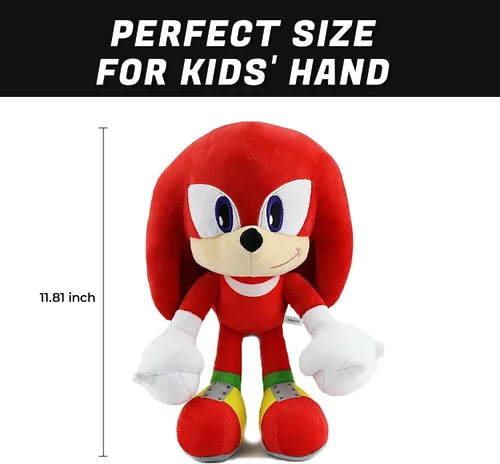 Miniatura 9 de Juguete de Peluche Rojo Súper Suave Animal de Peluche - Regalo de Cumpleaños Peluches El Peluche para Niños y Niñas que Aman - 12'' (Rojo)