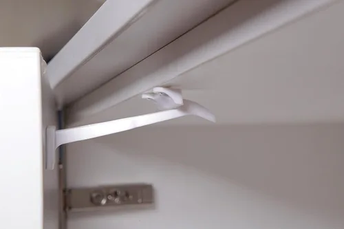 Miniatura 4 de Dreambaby Pestillos seguros para cajones y armarios, paquete de 7, cerraduras de seguridad para bebés a prueba de niños para cajón