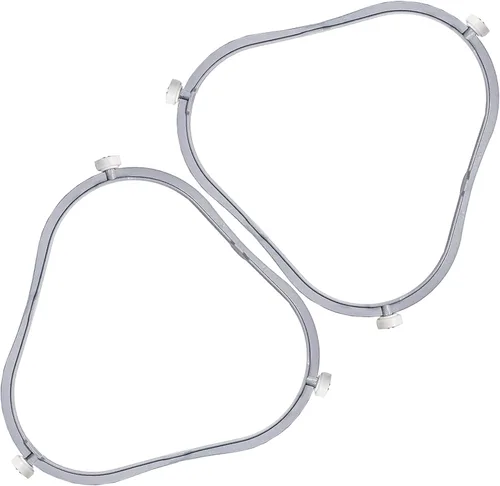 Miniatura 7 de Anillo de soporte de plato giratorio de microondas W11252182 de 7.48 pulgadas para Whirlpool con rodillos, 8206227 para horno de microondas, bandeja