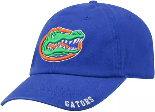 University Florida Classic Edition - Gorra ajustable con logotipo del equipo de Gators de ajuste relajado (Azul)