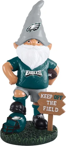 Miniatura 7 de FOCO NFL Unisex-Adult NFL Team Logo Keep Off The Field Garden Statue Outdoor Gnome 8" Color del