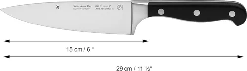 Miniatura 3 de WMF Spitzenklasse Plus Cuchillo de chef negro, 11.8 in