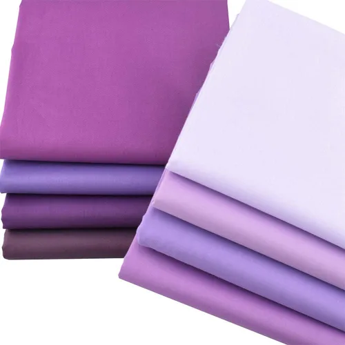 Miniatura 3 de Solids Purple Fat Quarters - Paquetes de tela acolchada precortada para coser manualidades, 18 x 22 pulgadas (morado sólido)
