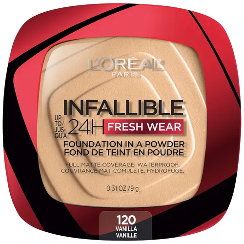 Miniatura 14 de L'Oreal Paris - Maquillaje base en polvo Infallible Fresh Wear, Porcelain 010 (porcelana 010), 0.31 onzas