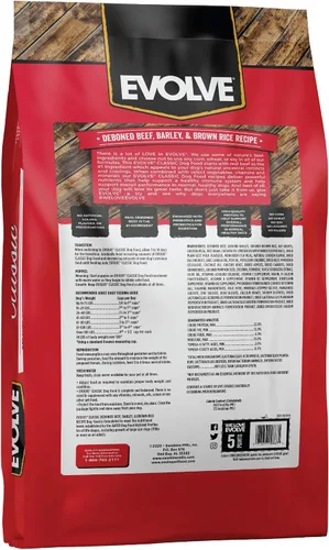 Miniatura 14 de Evolve Pet Food Classics Receta de carne deshuesada, cebada y bisonte, 3.5 libras