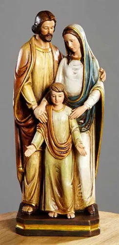Miniatura 2 de Estatua de la Sagrada Familia de Val Gardena de 12