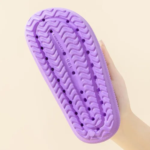 Miniatura 5 de yangfanQH Pantuflas de nube para niños y niñas, antideslizantes, cómodas, con suela gruesa, para ducha, baño, piscina, sandalias de verano, playa