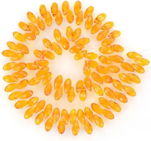 Miniatura 12 de 200pcs Checa 0.472 in Lágrima facetada Briolette Cristal Perlas Sueltas Colgante Separador de Gota a Granel Amatista Púrpura para DIY Joyería