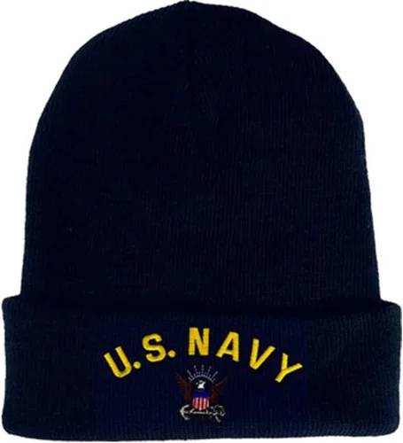 Gorra de punto de la Marina de los Estados Unidos para hombres y mujeres Sombreros militares Coleccionables de la Marina de los Estados, marino