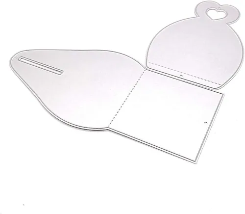 KSCRAFT Linda caja con curvas troqueles de corte de metal para bricolaje álbum de recortes/álbum de fotos decorativo en relieve DIY tarjetas de papel