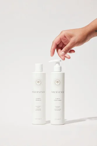 Miniatura 3 de Innersense Organic Beauty - Baño de cabello natural claro + calmante hipoalergénico Clarity + dúo de acondicionador Cuidado del cabello no tóxico