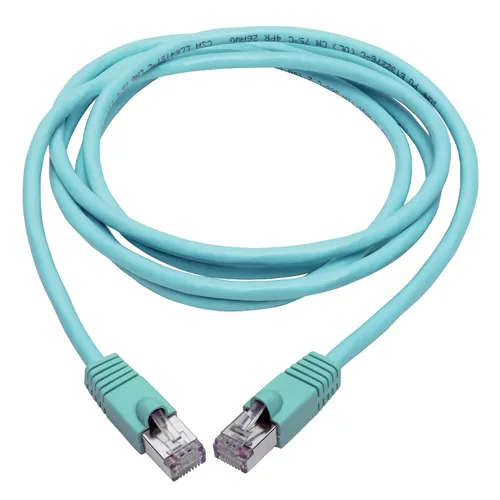 Miniatura 44 de Tripp Lite Cable Ethernet Cat6a 10G, cable de conexión de red STP moldeado sin enganches (RJ45 M/M), negro, 35 pies/34.8 ft, garantía