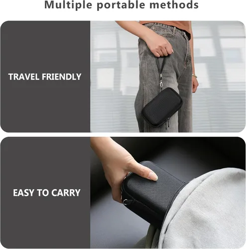 Miniatura 6 de Funda de transporte para cámara compacta Sony RX100 VII/ RX100 VI/ RX100 V/ RX100 IV/ RX100 III Premium Compact Camera, bolsa de viaje con bolsillo