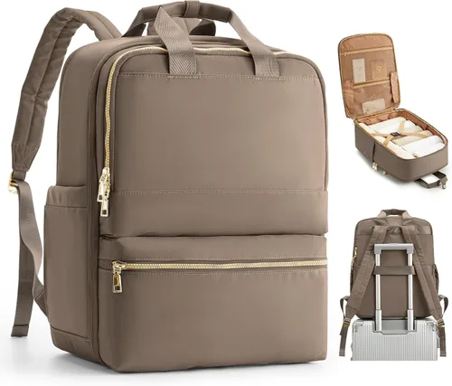 Mochila de viaje de mano aprobada para el vuelo, pequeña mochila de viaje para mujeres, mochila de mano para artículos personales, bolsa de viaje,