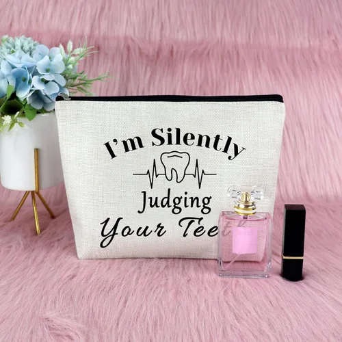 Miniatura 7 de Regalo para dentistas para mujeres, bolsa de maquillaje, regalo dental para mujeres, regalo para asistente dental, regalo de higienista dental